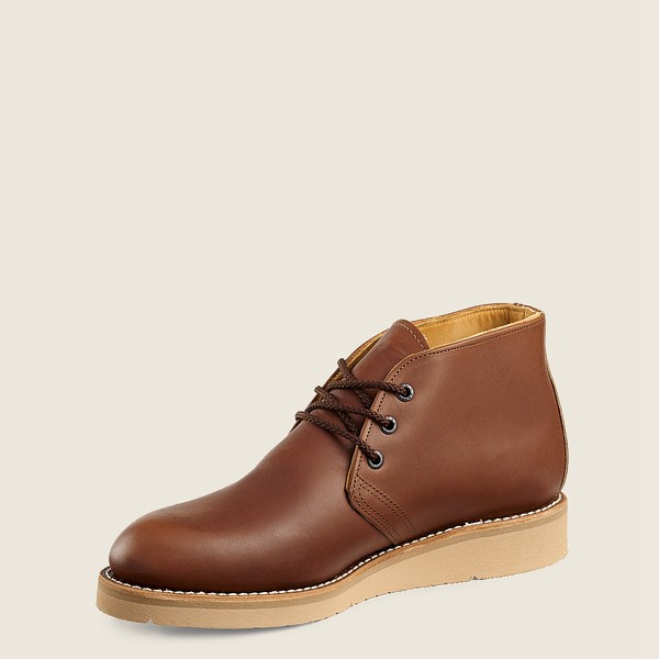 Work Støvler Herre - Red Wing Traction Tred - Chukka Soft Toe - Brune - REKYIA-613